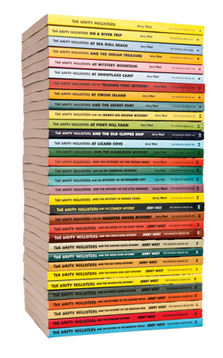 33 volumes of the Happy Hollisters series